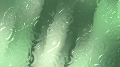 Glossy green surface background with ripple textures Stock Footage 314974131