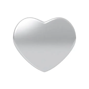 Glossy heart. Stock Illustration