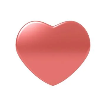 Glossy heart. Stock Illustration