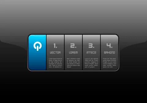 Glossy interface Stock Illustration