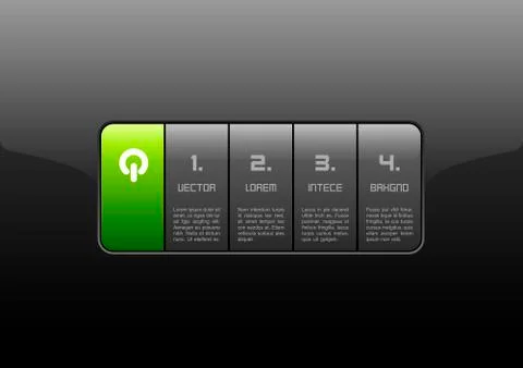 Glossy interface Stock Illustration