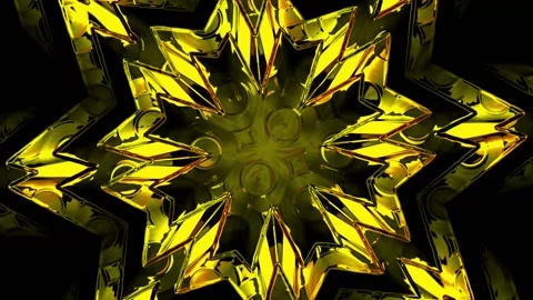 Glossy Kaleidoscope Background Stock Footage 239462845