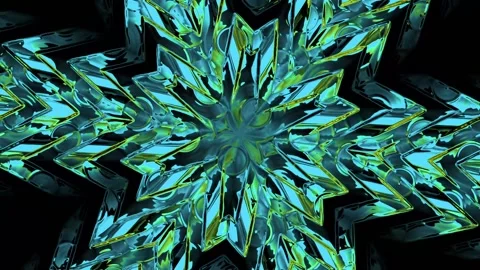 Glossy Kaleidoscope Background Stock Footage 239462848