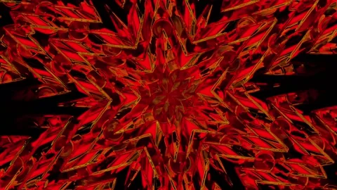 Glossy Kaleidoscope Background Stock Footage 239462849
