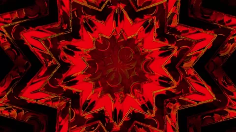 Glossy Kaleidoscope Background Stock Footage 239462865