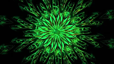 Glossy Kaleidoscope Background Stock Footage 239462870