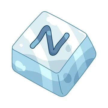 Glossy keycap n Illustrazione stock