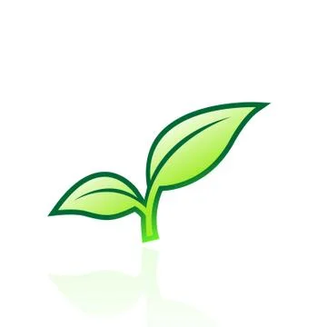 Glossy leaf 4 Stock Illustration