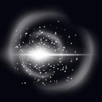 Glossy light effect Stock Illustration