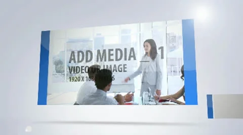 Glossy Lines Reveal After Effects stock