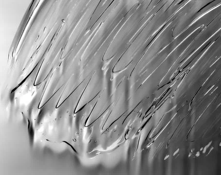 Glossy Liquid Movement: Viscous Thick Gel Abstract Background Illustrazione stock