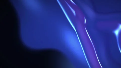 A glossy liquid ribbon flows smoothly in a seamless loop Stock Footage 341855536
