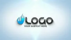 Glossy Logo Stock After Effects