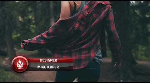 Glossy Lower Thirds Stock After Effects
