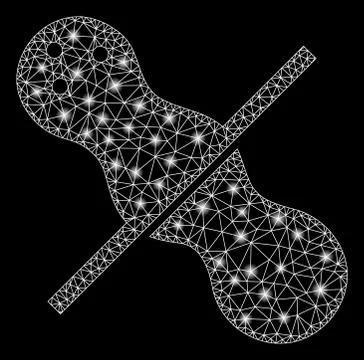 Glossy Mesh Network No Peanuts with Light Spots Stock Illustration