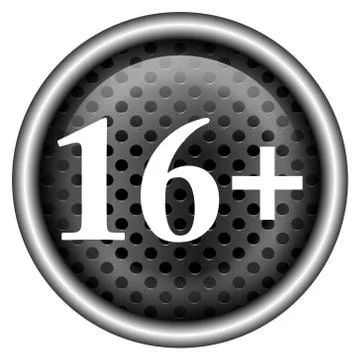 Glossy metallic icon Stock Illustration