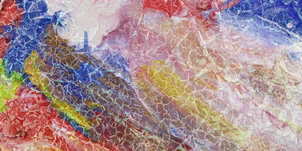 Glossy multicolor marble background texture Stock Illustration