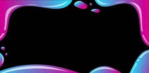 Glossy Neon Frame Transparent 1 Stock-Footage 169249241