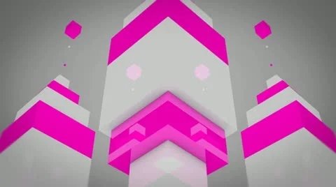 Glossy pink box Stock Footage 22261466