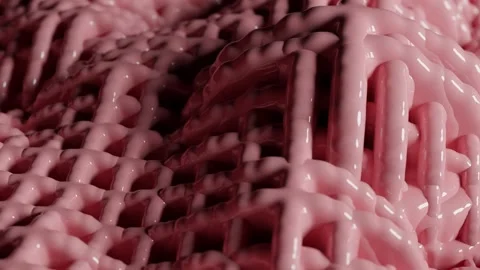 Glossy pink mesh Stock Footage 347114218