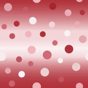 Glossy polka dot pattern. Seamless vector background Illustrazione stock