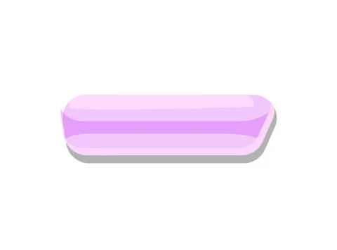 Glossy purple button for game menu interface イラスト素材