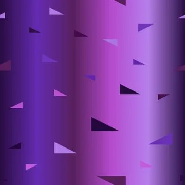 Glossy right triangle pattern. Seamless vector Stock Illustration