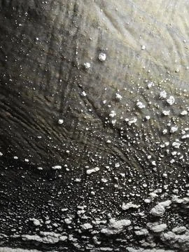 Glossy salt wall Stock Photos