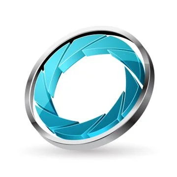 Glossy shutter Stock Illustration