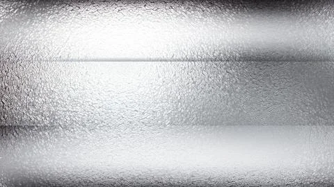 Glossy Silver Metallic Background with Abstract Shapes Illustrazione stock