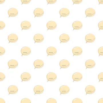 Glossy speech bubble pattern Stock Illustration