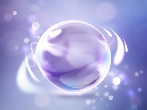 Glossy sphere Stock Illustration