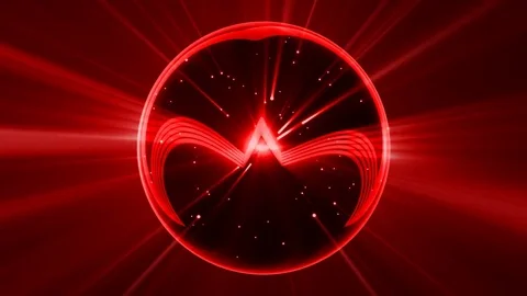 Glossy Sphere Red Stock Footage 82452883