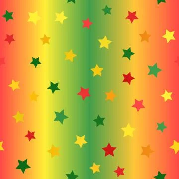 Glossy star pattern. Seamless vector Illustrazione stock