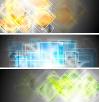 Glossy technology banners. Vector design eps 10 Glossy technology banners.... 写真素材