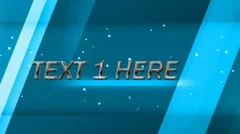 Glossy Titles Stock After Effects