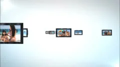 Glossy Video Frame Flythrough - AE Version 5 Stock After Effects