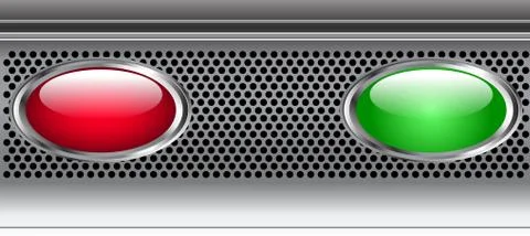 Glossy web buttons Stock Illustration