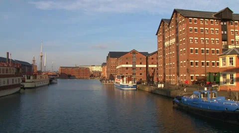 Gloucester Docks 스톡 동영상 23823621