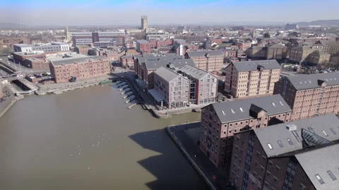 Gloucester Docks, UK. Stock Footage 303486005