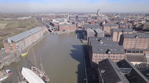 Gloucester Docks, UK. Stock Footage 303486681