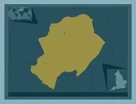 Gloucester, England - Great Britain. Solid color shape Stock Illustration
