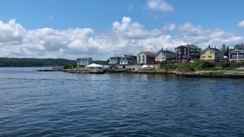 Gloucester, MA Shoreline Stock Footage 252149504
