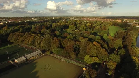Gloucester park and city scape Stock Footage 68965728