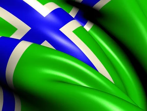 Gloucestershire flag Stock Illustration