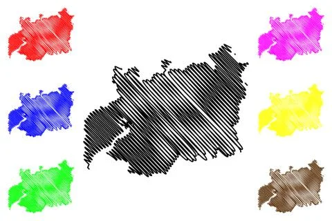 Gloucestershire map vector.... Stock Illustration