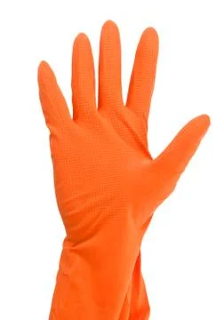 Glove on hand Stock Photos