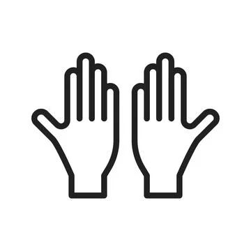 Glove icon vector image. Suitable for mobile apps, web apps and print media. Illustrazione stock