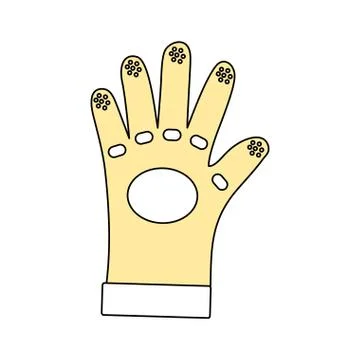 Glove industrial security イラスト素材