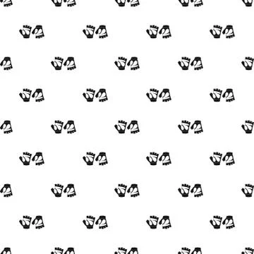 Gloves for biker pattern, simple style Illustrazione stock